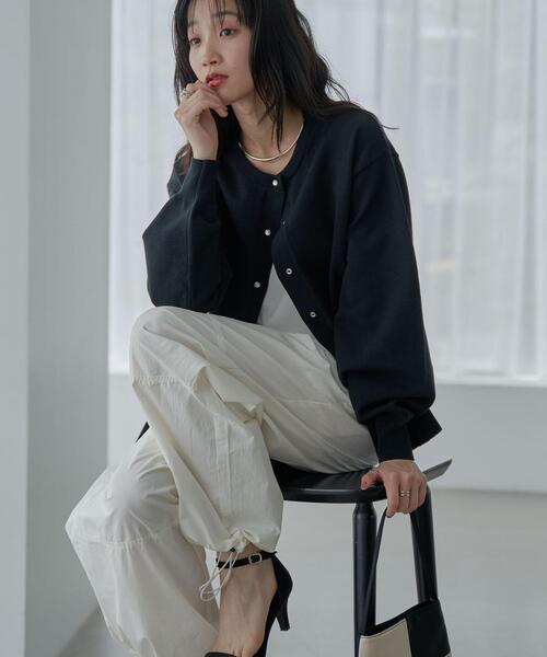 coen（コーエン）の「ポプリンパラシュートパンツ（カーゴパンツ・レディース・ブラック/ブラウン/オフホワイト・S/M/L）」の11枚目の写真