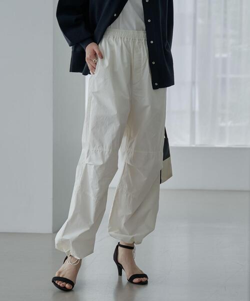 coen（コーエン）の「ポプリンパラシュートパンツ（カーゴパンツ・レディース・ブラック/ブラウン/オフホワイト・S/M/L）」の12枚目の写真