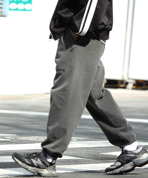 【THRASHER/スラッシャー】 ヘビーウェイト 裏毛ピグメントダイ スウェットイージーパンツ