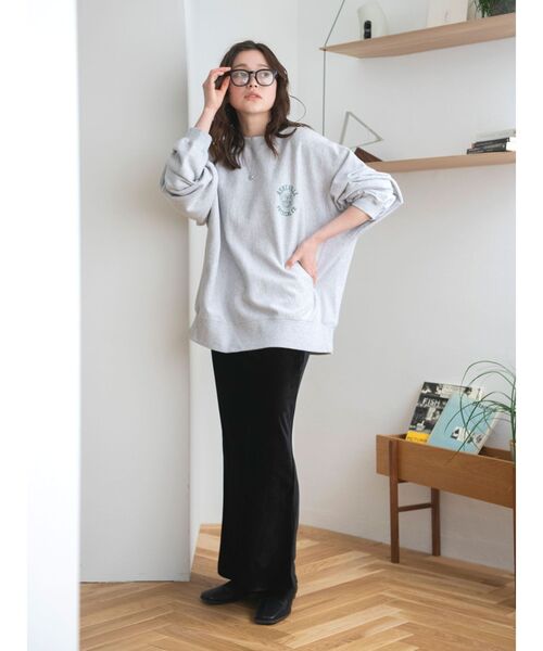 Ungrid（アングリッド）の「太フレーム伊達メガネ（メガネ・レディース・ブラック/クリア・FREE）」の7枚目の写真