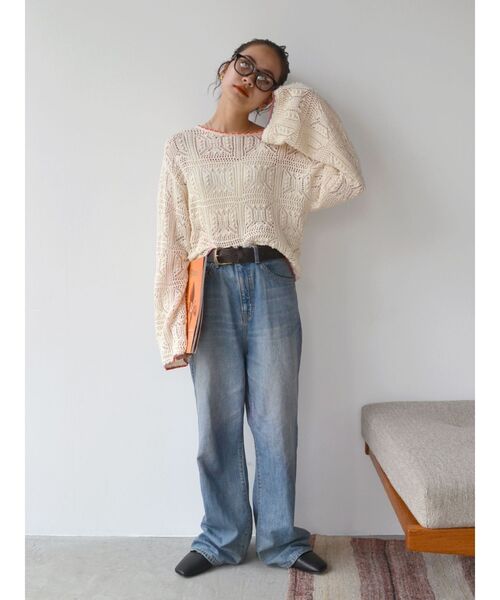 Ungrid（アングリッド）の「太フレーム伊達メガネ（メガネ・レディース・ブラック/クリア・FREE）」の13枚目の写真