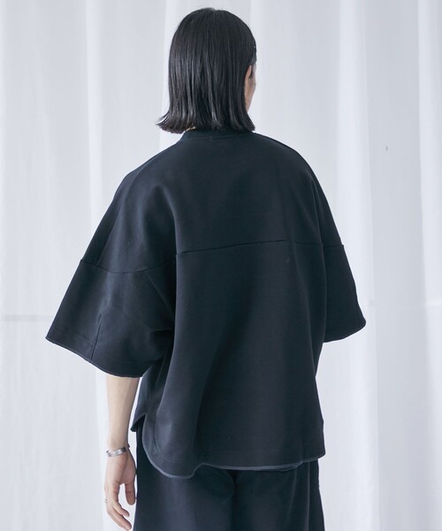 PUBLIC TOKYO(パブリックトウキョウ)の「スーピマスウェットビッグルーズTEE(スウェット・メンズ・ブラック/グレー・1/2)」の12枚目の写真