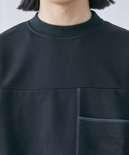 PUBLIC TOKYO(パブリックトウキョウ)の「スーピマスウェットビッグルーズTEE(スウェット・メンズ・ブラック/グレー・1/2)」の16枚目の写真