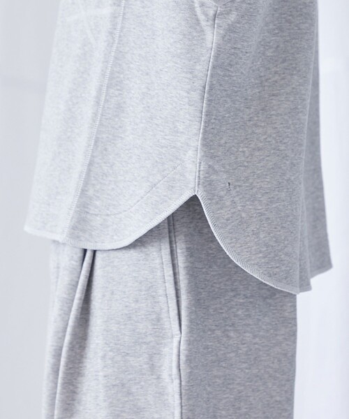 PUBLIC TOKYO(パブリックトウキョウ)の「スーピマスウェットビッグルーズTEE(スウェット・メンズ・ブラック/グレー・1/2)」の8枚目の写真