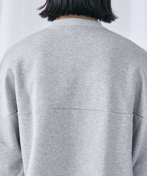 PUBLIC TOKYO(パブリックトウキョウ)の「スーピマスウェットビッグルーズTEE(スウェット・メンズ・ブラック/グレー・1/2)」の9枚目の写真