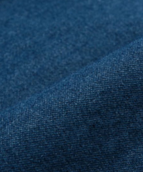 RANAN（ラナン）の「配色ステッチデニムシャツワンピース（ワンピース・レディース・ブルー/ブラック・L/LL/M）」の21枚目の写真