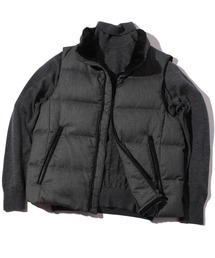 MEN'S BIGI | マイクロブロックチェックダウンベスト(ベスト)