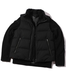 MEN'S BIGI | マイクロブロックチェックダウンベスト(ベスト)