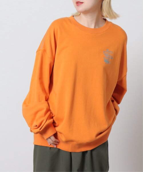 DOUBLE NAME（ダブルネーム）の「COLORADO MAP BACK刺しゅうプルオーバー/ユニセックス可（スウェット・レディース・オフホワイト/スミクロ/オレンジ・FREE）」の12枚目の写真