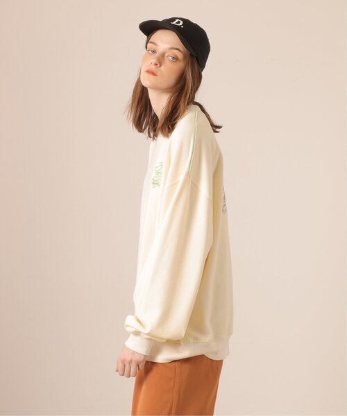 DOUBLE NAME（ダブルネーム）の「COLORADO MAP BACK刺しゅうプルオーバー/ユニセックス可（スウェット・レディース・オフホワイト/スミクロ/オレンジ・FREE）」の19枚目の写真