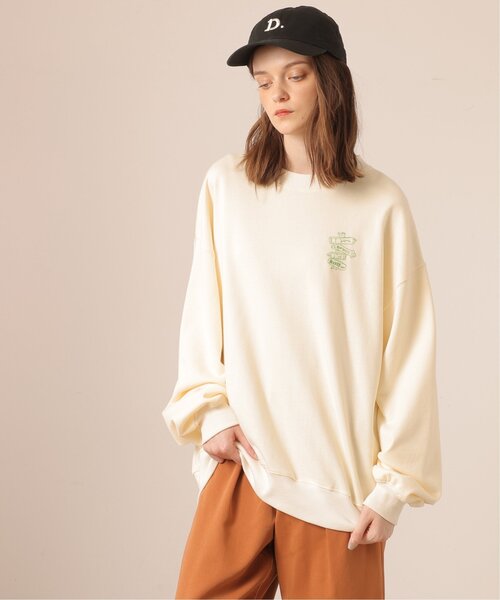 DOUBLE NAME（ダブルネーム）の「COLORADO MAP BACK刺しゅうプルオーバー/ユニセックス可（スウェット・レディース・オフホワイト/スミクロ/オレンジ・FREE）」の20枚目の写真