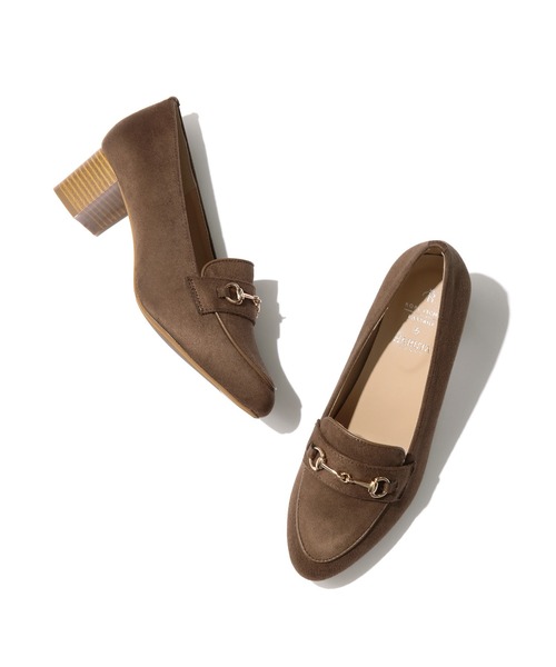 ROPE' PICNIC（ロペピクニック）の「ROPE' PICNIC PASSAGE byHARUTA/リサイクルスエードヒールアップローファー（ローファー・レディース・チャコールグレー/ブラウン系その他2/ブラック・23.0cm/23.5cm/24.0cm/24.5cm/22.5cm）」の7枚目の写真