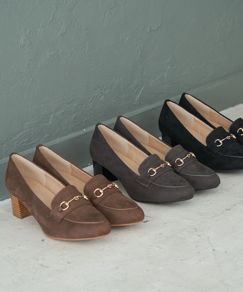 ROPE' PICNIC（ロペピクニック）の「ROPE' PICNIC PASSAGE byHARUTA/リサイクルスエードヒールアップローファー（ローファー・レディース・チャコールグレー/ブラウン系その他2/ブラック・23.0cm/23.5cm/24.0cm/24.5cm/22.5cm）」の17枚目の写真