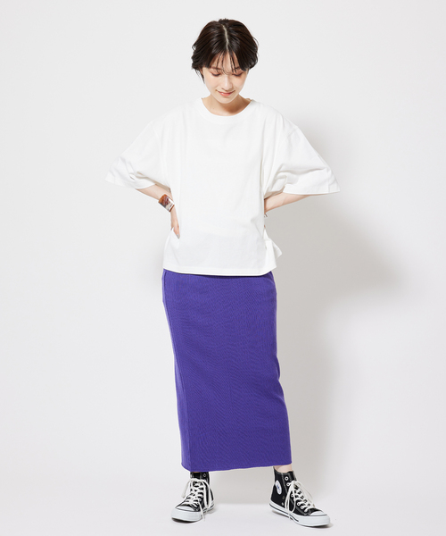 Jayro(ジャイロ)の「【EC限定】タイトスカート(スカート・レディース・パープル・M)」の4枚目の写真