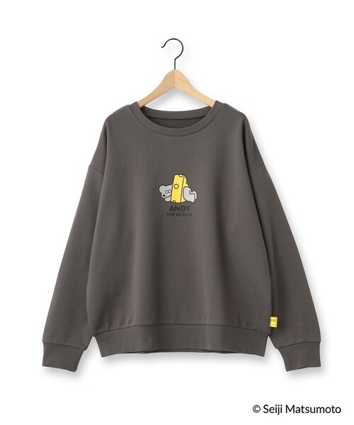 SHOO・LA・RUE（シューラルー）の「◇【ねずみのANDY】裏毛スウェット