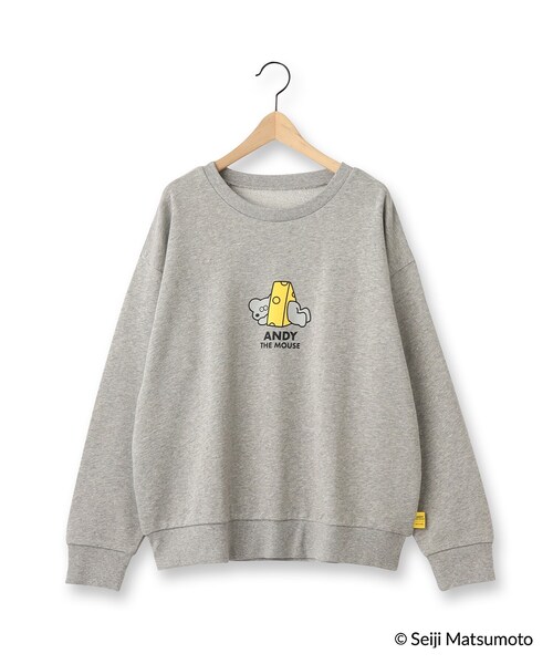 SHOO・LA・RUE（シューラルー）の「◇【ねずみのANDY】裏毛スウェット
