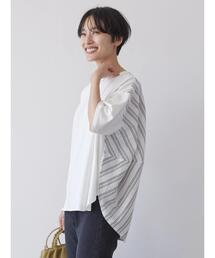 AMERICAN HOLIC | ドッキングバックドレープカットプルオーバー(Tシャツ/カットソー)