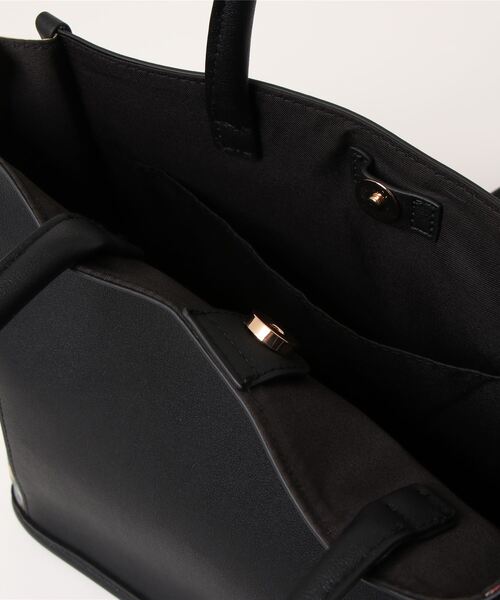 Arnold Palmer(アーノルドパーマー)の「フェイクレザー パーマ―チェック コンビトート(トートバッグ・レディース・ブラック/ブラウン・F)」の19枚目の写真