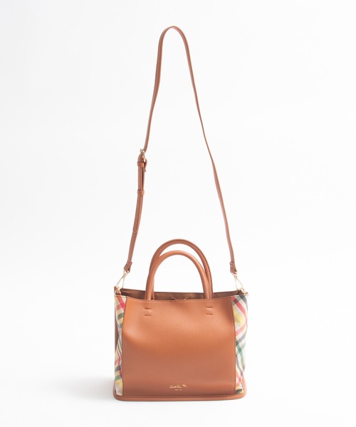 Arnold Palmer(アーノルドパーマー)の「フェイクレザー パーマ―チェック コンビトート(トートバッグ・レディース・ブラック/ブラウン・F)」の13枚目の写真