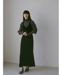 CASA FLINE | ベルベットマーメイドIラインドレス(ワンピース)