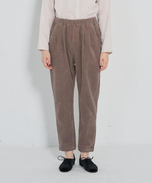 conges payes ADIEU TRISTESSE(コンジェ ペイエ アデュートリステス)の「コーデュロイテーパードパンツ(その他パンツ・レディース・モカ/チャコールグレー/ブルーグレー・38)」の21枚目の写真