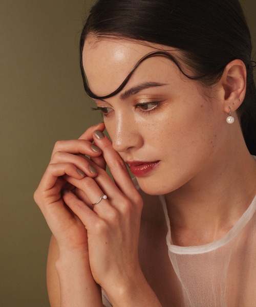 CENE(セネ)の「【CENE】セネ/パールリング(リング・レディース・ゴールド/シルバー・#9/#13/#11)」の16枚目の写真