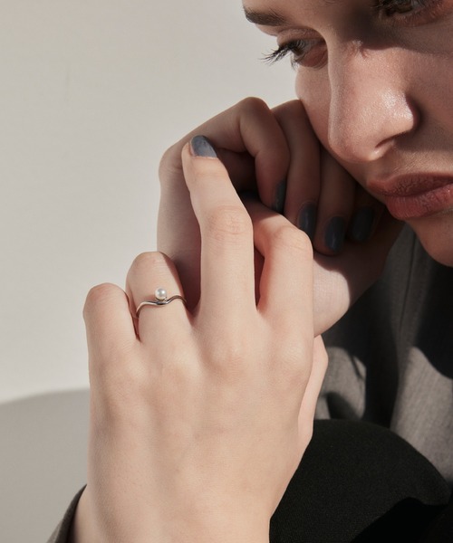 CENE(セネ)の「【CENE】セネ/パールリング(リング・レディース・ゴールド/シルバー・#9/#13/#11)」の20枚目の写真