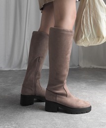 alala | 厚底ストレッチロングブーツ(ブーツ)