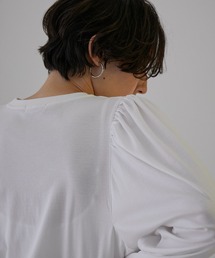 SALON adam et rope' | PRIMA VEIL パフスリーブロングTシャツ【UVケア・接触冷感・洗濯耐久】(Tシャツ/カットソー)