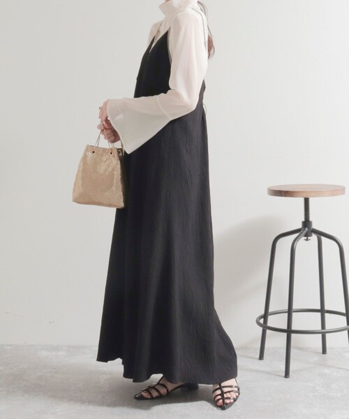 fredy emue(フレディエミュ)の「メタルメッシュ巾着バッグ(ショルダーバッグ・レディース・ブラック/シルバー/ゴールド・FREE)」の6枚目の写真