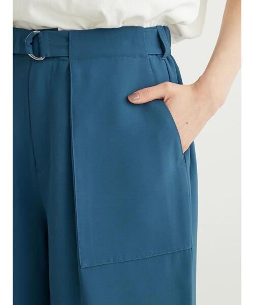 Sugar spoon(シュガースプーン)の「・SUGAR SPOON タックワイドパンツ(その他パンツ・レディース・ブラック/グリーン・FREE)」の6枚目の写真