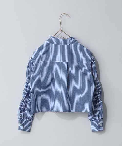 LOWRYS FARM（ローリーズファーム）の「イージーケアショートシャツ　970110（シャツ/ブラウス・キッズ・ブラック/ネイビー・110cm/120cm/130cm/140cm/150cm）」の4枚目の写真