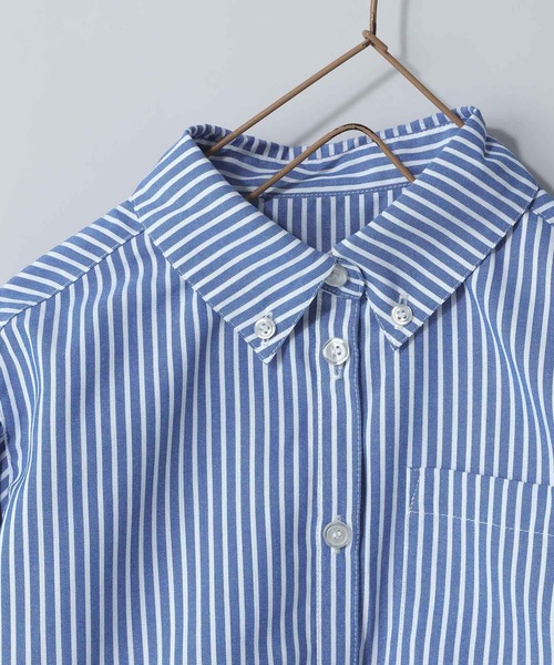 LOWRYS FARM（ローリーズファーム）の「イージーケアショートシャツ　970110（シャツ/ブラウス・キッズ・ブラック/ネイビー・110cm/120cm/130cm/140cm/150cm）」の5枚目の写真