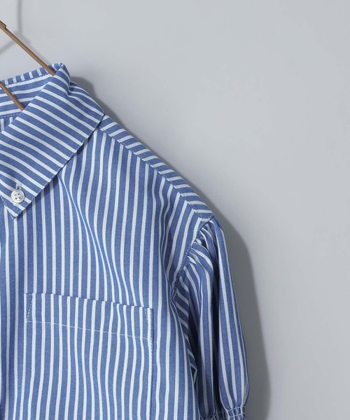 LOWRYS FARM（ローリーズファーム）の「イージーケアショートシャツ　970110（シャツ/ブラウス・キッズ・ブラック/ネイビー・110cm/120cm/130cm/140cm/150cm）」の6枚目の写真