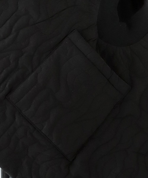 ピーチスキンキルティングショート丈ベスト（ベスト）｜antiqua