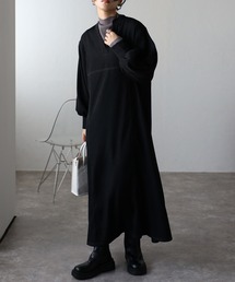 【2023 A/W】ボリューム袖フレアワンピース