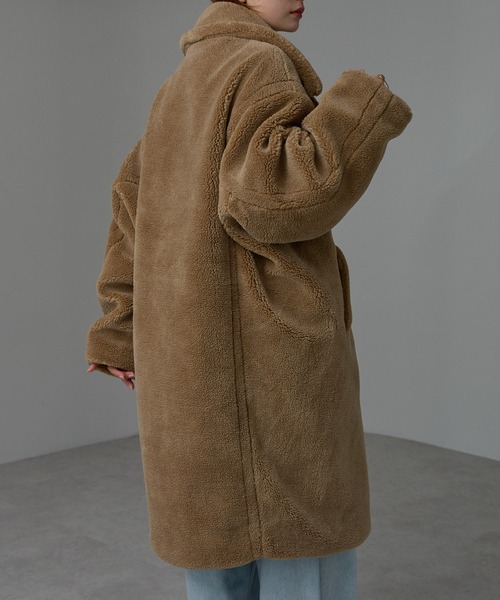 ⭐︎再値下げ⭐︎【美品】Cygne ボアコート　ブラウン　テディ ⭐︎再値下げ⭐︎【美品】Cygne ボアコート ブラウン テディ