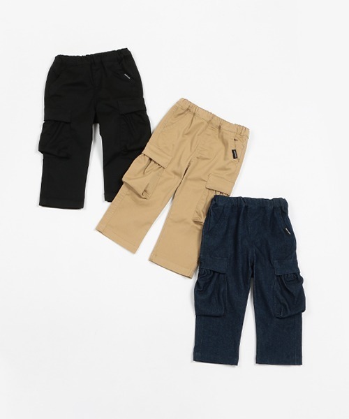 petit main(プティマイン)の「カーゴパンツ(その他パンツ・キッズ・ライトベージュ/ブラック/ネイビー・120cm/130cm/110cm/100cm/80cm/90cm)」の11枚目の写真