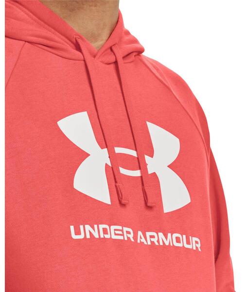 UNDER ARMOUR(アンダーアーマー)の「UAライバルフリース ロゴ フーディー(トレーニング/メンズ)(スウェット・メンズ・ワインレッド・XL/M/L/XXL/3XL/S)」の2枚目の写真