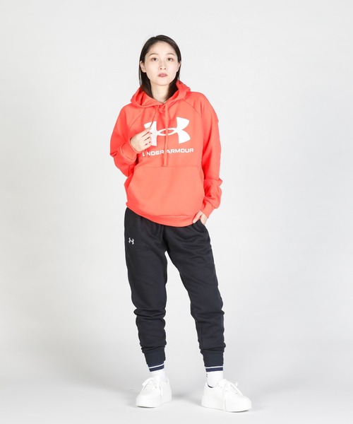 UNDER ARMOUR(アンダーアーマー)の「UAライバルフリース ロゴ フーディー(トレーニング/メンズ)(スウェット・メンズ・ワインレッド・XL/M/L/XXL/3XL/S)」の9枚目の写真