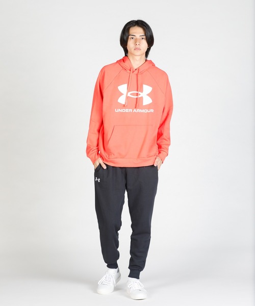 UNDER ARMOUR(アンダーアーマー)の「UAライバルフリース ロゴ フーディー(トレーニング/メンズ)(スウェット・メンズ・ワインレッド・XL/M/L/XXL/3XL/S)」の7枚目の写真