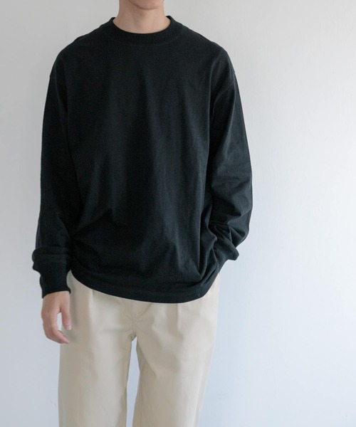 FORK&SPOON(フォークアンドスプーン)の「FORK&SPOON ラフィー天竺クルーネックTシャツ(Tシャツ/カットソー・メンズ・ライトグレー/ホワイト/ブラック・4/5)」の11枚目の写真