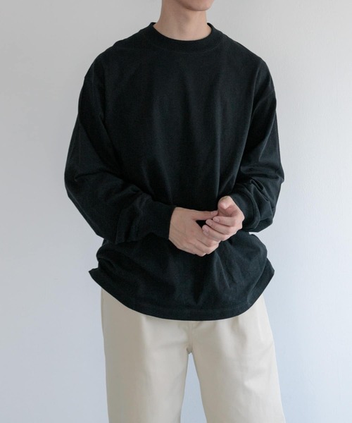 FORK&SPOON(フォークアンドスプーン)の「FORK&SPOON ラフィー天竺クルーネックTシャツ(Tシャツ/カットソー・メンズ・ライトグレー/ホワイト/ブラック・4/5)」の12枚目の写真