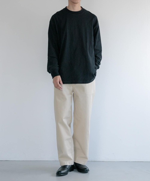 FORK&SPOON(フォークアンドスプーン)の「FORK&SPOON ラフィー天竺クルーネックTシャツ(Tシャツ/カットソー・メンズ・ライトグレー/ホワイト/ブラック・4/5)」の15枚目の写真