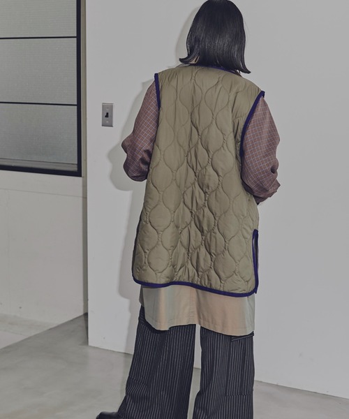 CREOLME（クレオルム）の「(CREOLME)キルティングベストレイヤード