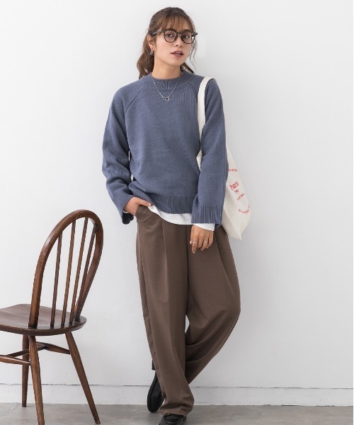 DIESEL クルーネック - グレー ニットウェア 関税送料込 FF30G コットンクルーネックセーター(48 グレー系): メンズ