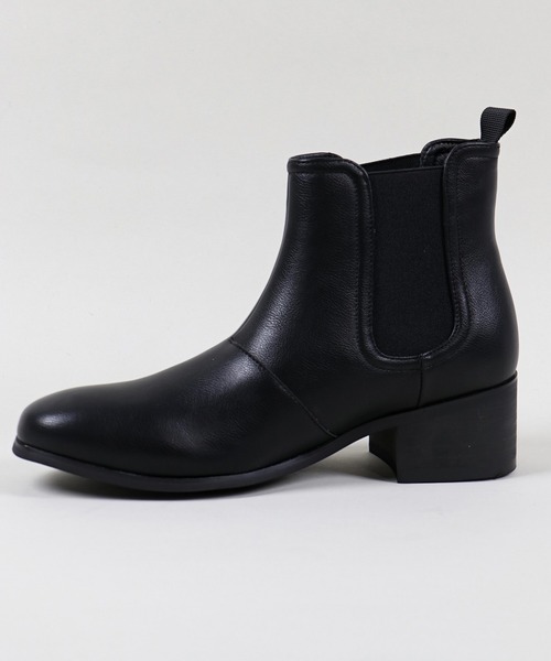 SPINNS（スピンズ）の「サイドゴア フェイクレザーヒールブーツ（ブーツ・メンズ・ブラック・L/M/S）」の11枚目の写真