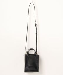 【TED BAKER】SOPHYNA クロコ調 折りたたみ トートバッグ Ted Baker（テッドベーカー）の「GATOCON クロコディテール ミニ