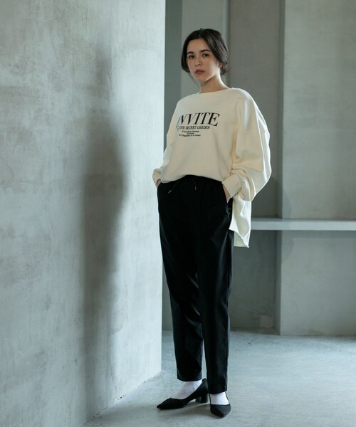 coen(コーエン)の「やみつき暖パンツ(その他パンツ・レディース・モカ/オフホワイト/ベージュ/ブラック・L/M/S)」の7枚目の写真