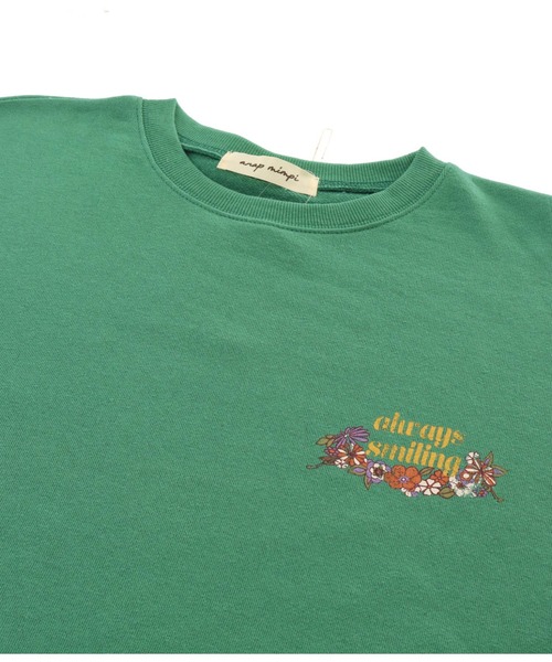 anap mimpi(アナップミンピ)の「カラフル サークル フラワー 裏毛 カットオフ スウェット トレーナー(スウェット・レディース・ピンク/グリーン・FREE)」の19枚目の写真